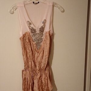 Pink and Gray Mesh Fabric Women's Silk Blouse  Barbie Core